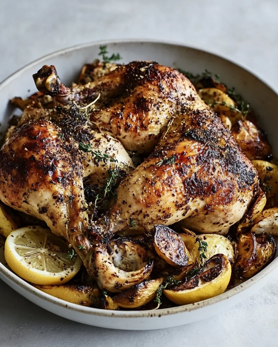 Lemon Herb Roasted Spatchcock Chicken Recipe - additional image