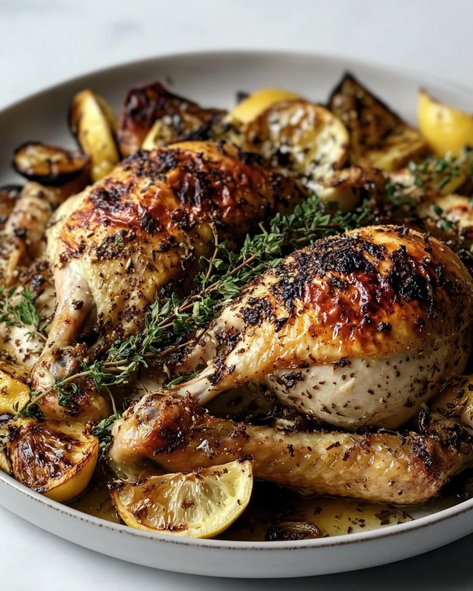 Lemon Herb Roasted Spatchcock Chicken Recipe - additional image