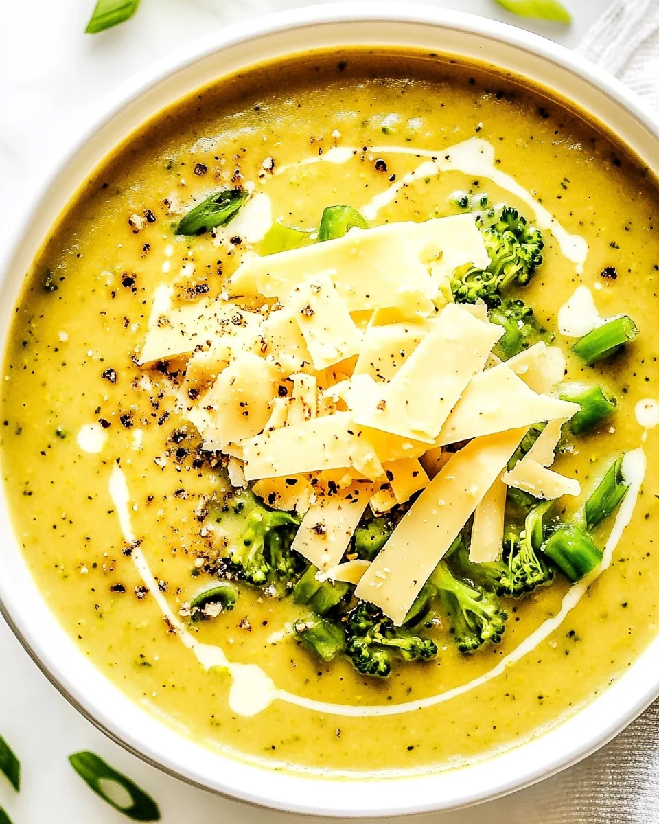 Healthy Broccoli Cheese Soup Made From Scratch - additional image