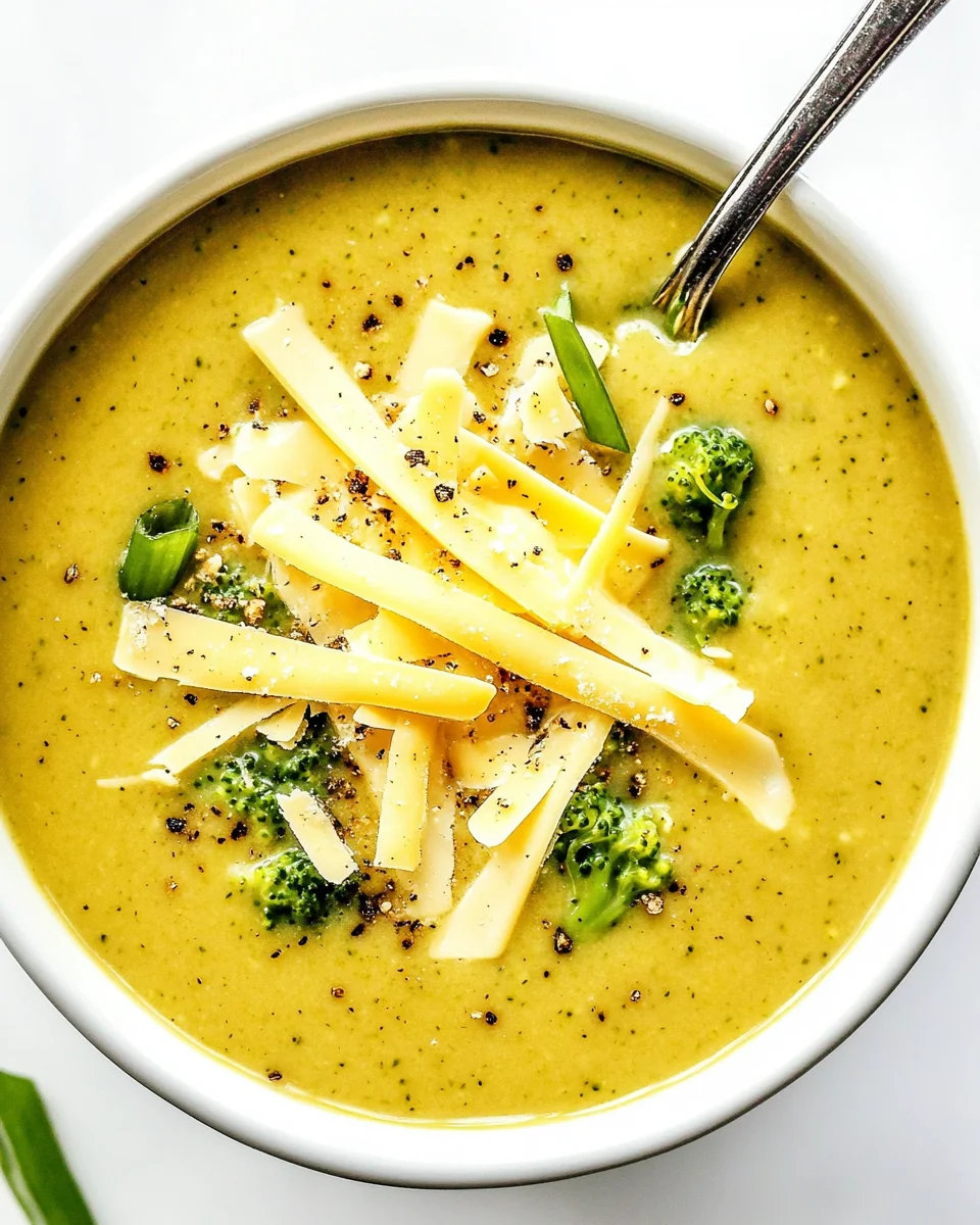 Healthy Broccoli Cheese Soup Made From Scratch - additional image