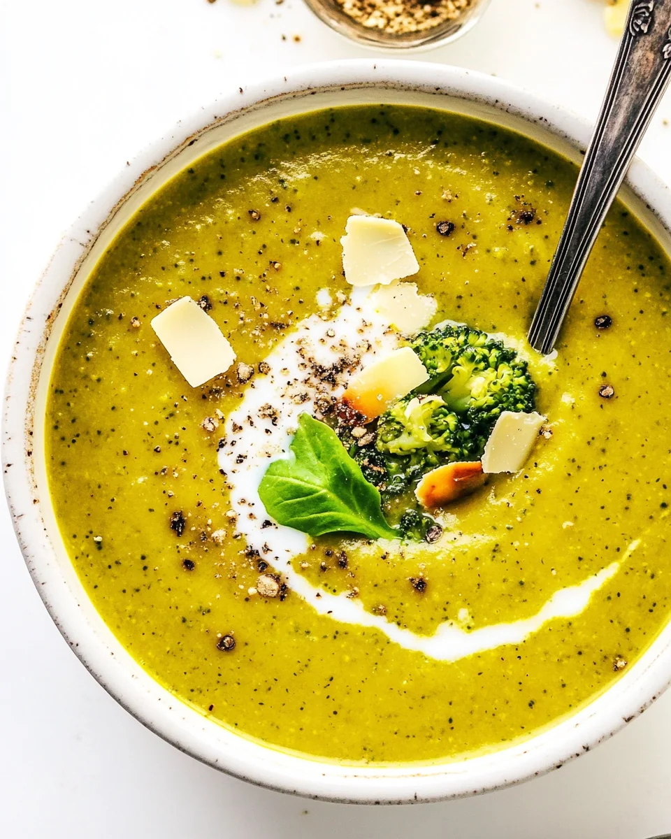 Healthy Broccoli Cheese Soup Made From Scratch - additional image