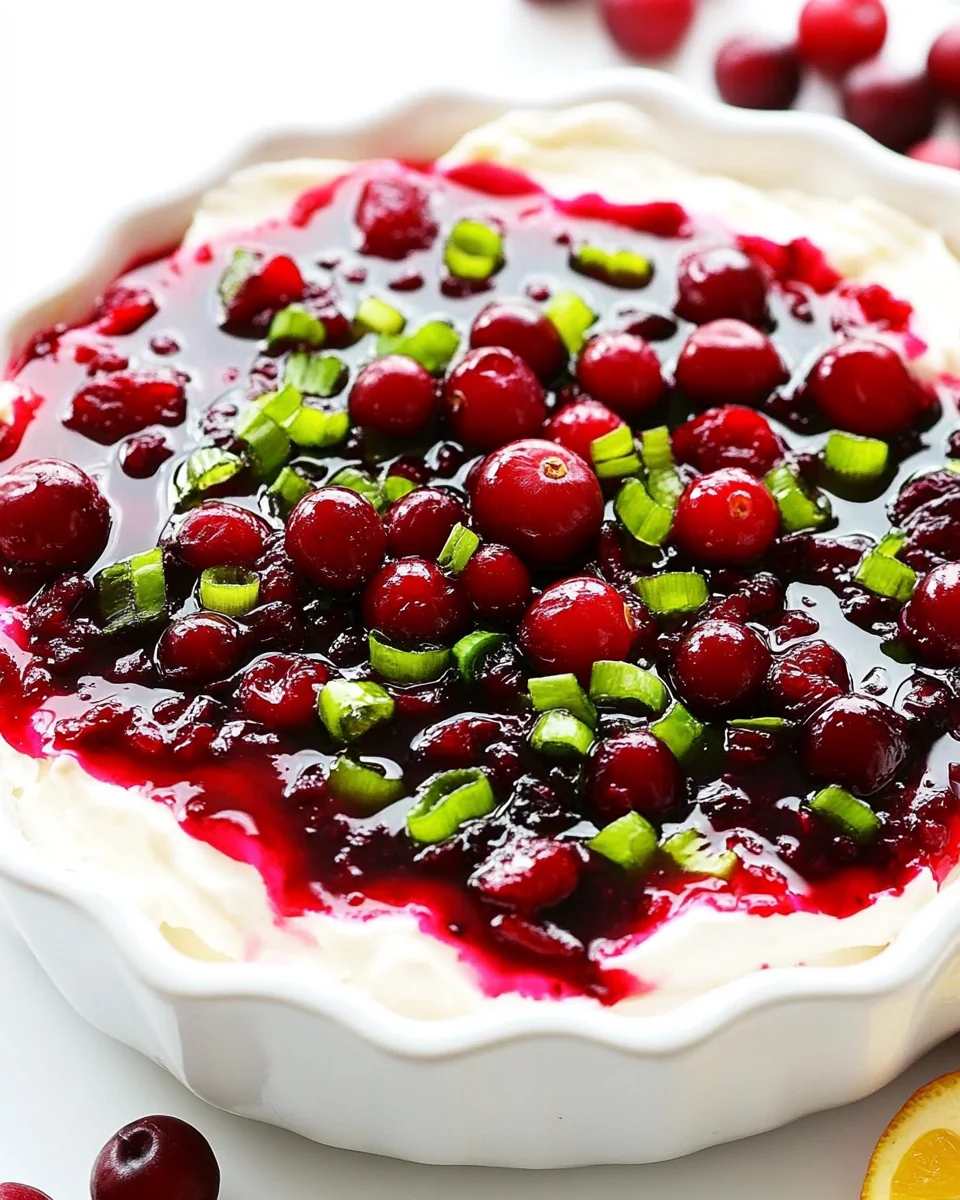 Perfect Homemade Cranberry Cream Cheese Dip - additional image