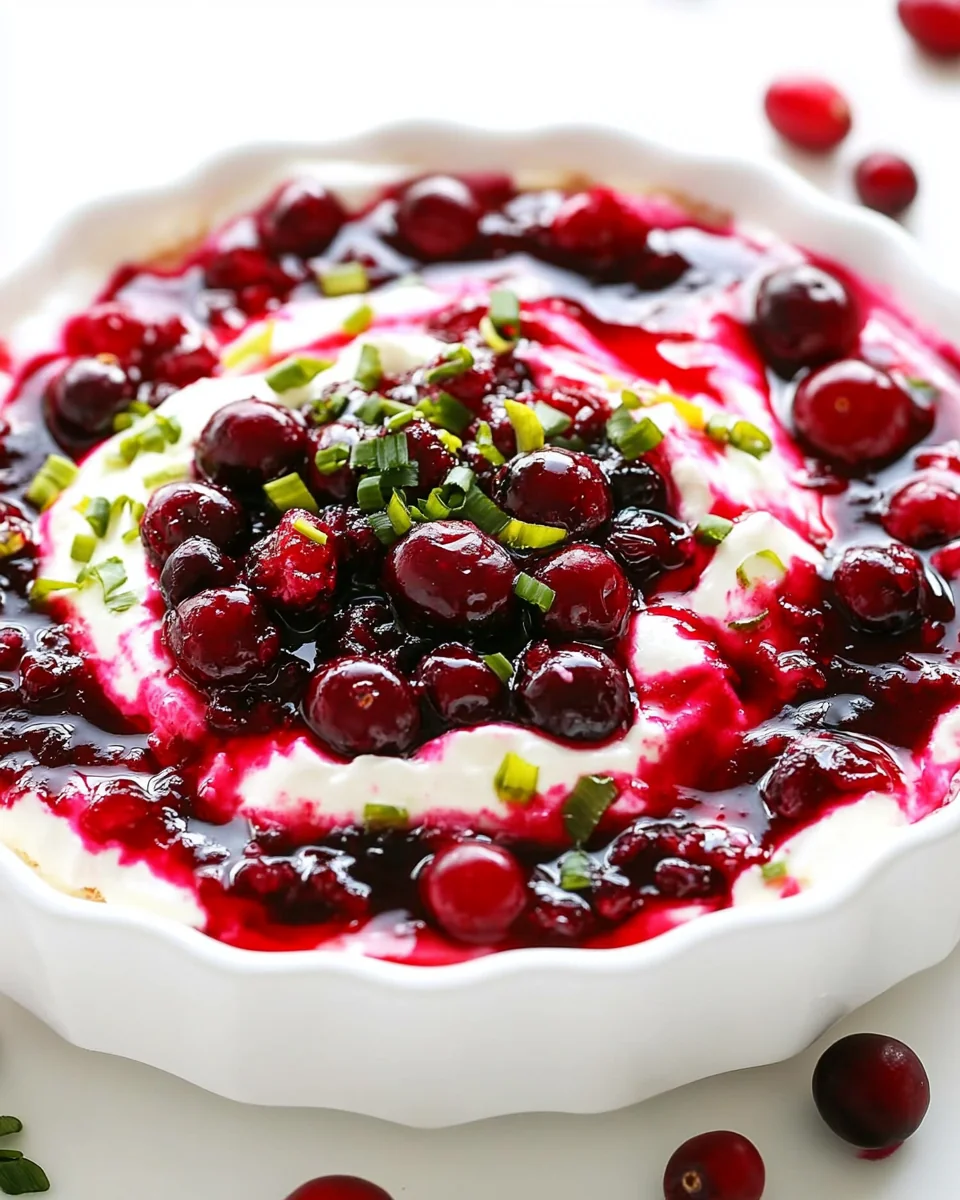 Perfect Homemade Cranberry Cream Cheese Dip - additional image
