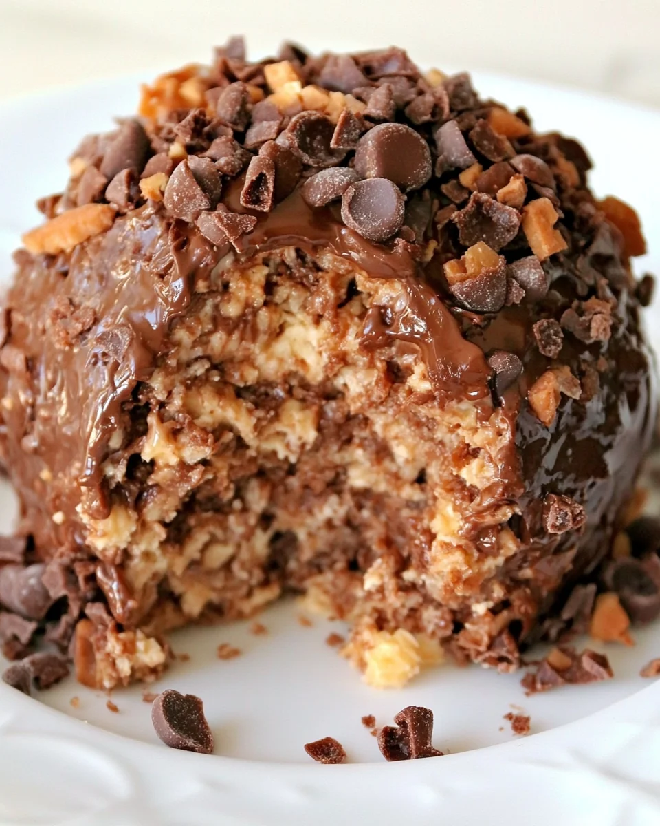 Delicious Homemade Nutella Cheeseball - additional image