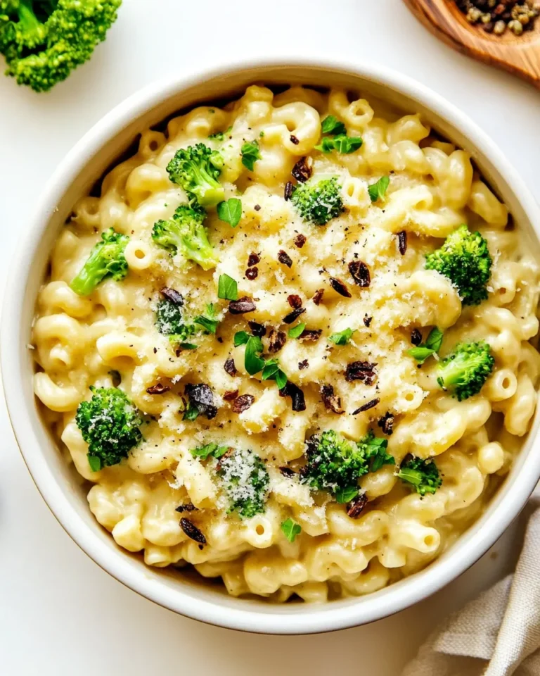 One-Pot Creamy Broccoli Mac and Cheese