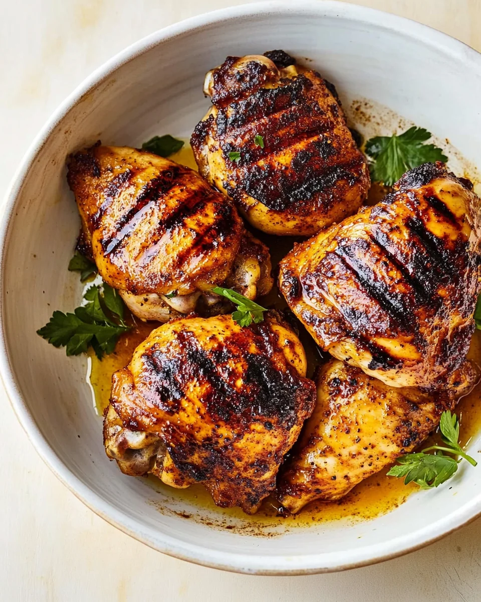 Simple Juicy Grilled Chicken Thighs - additional image