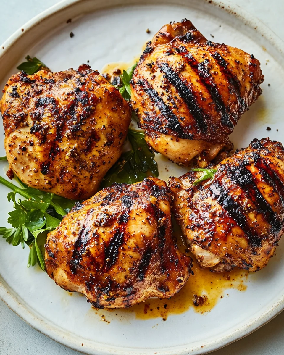 Simple Juicy Grilled Chicken Thighs - additional image