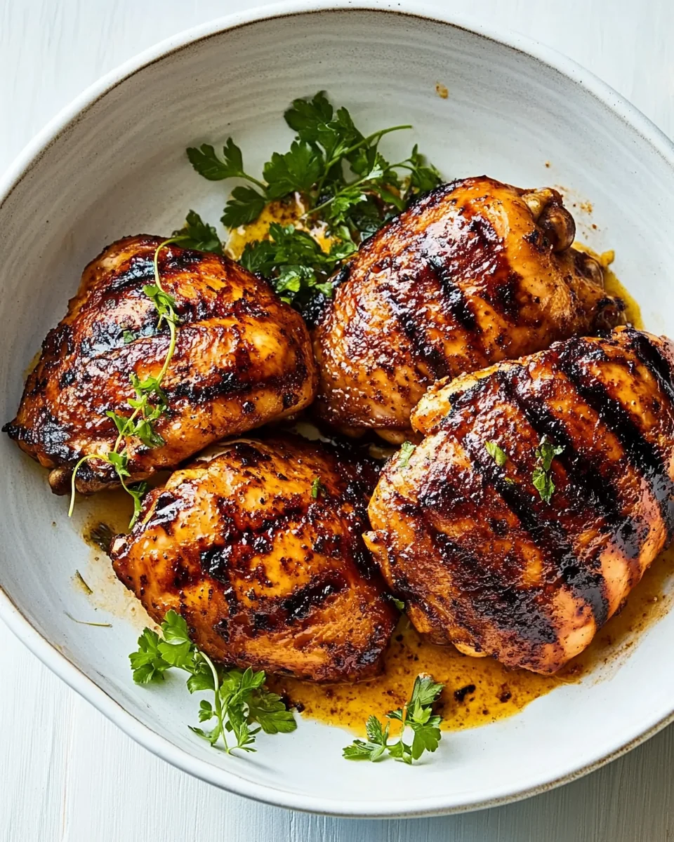 Simple Juicy Grilled Chicken Thighs - additional image