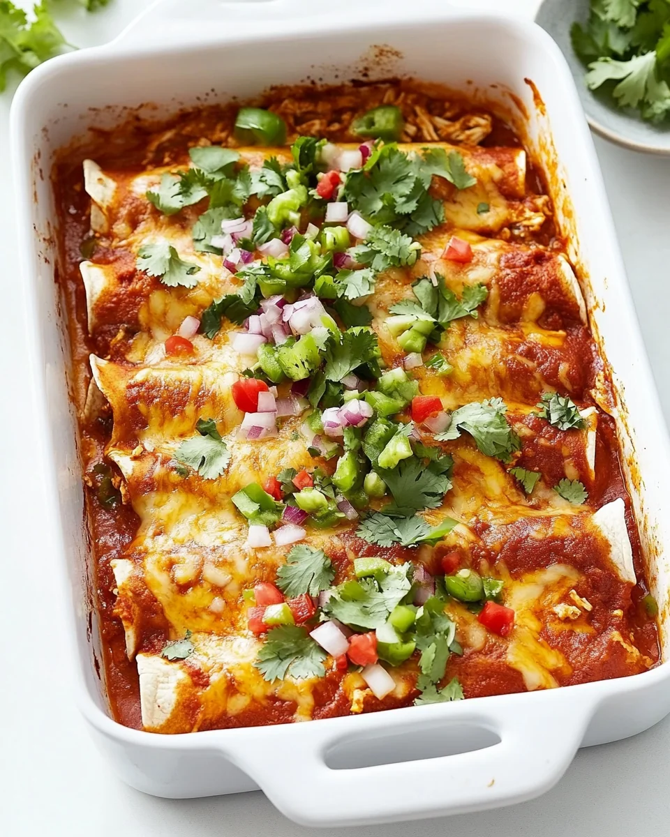 Homemade Poblano Chicken Enchiladas With Fresh Flavors - additional image