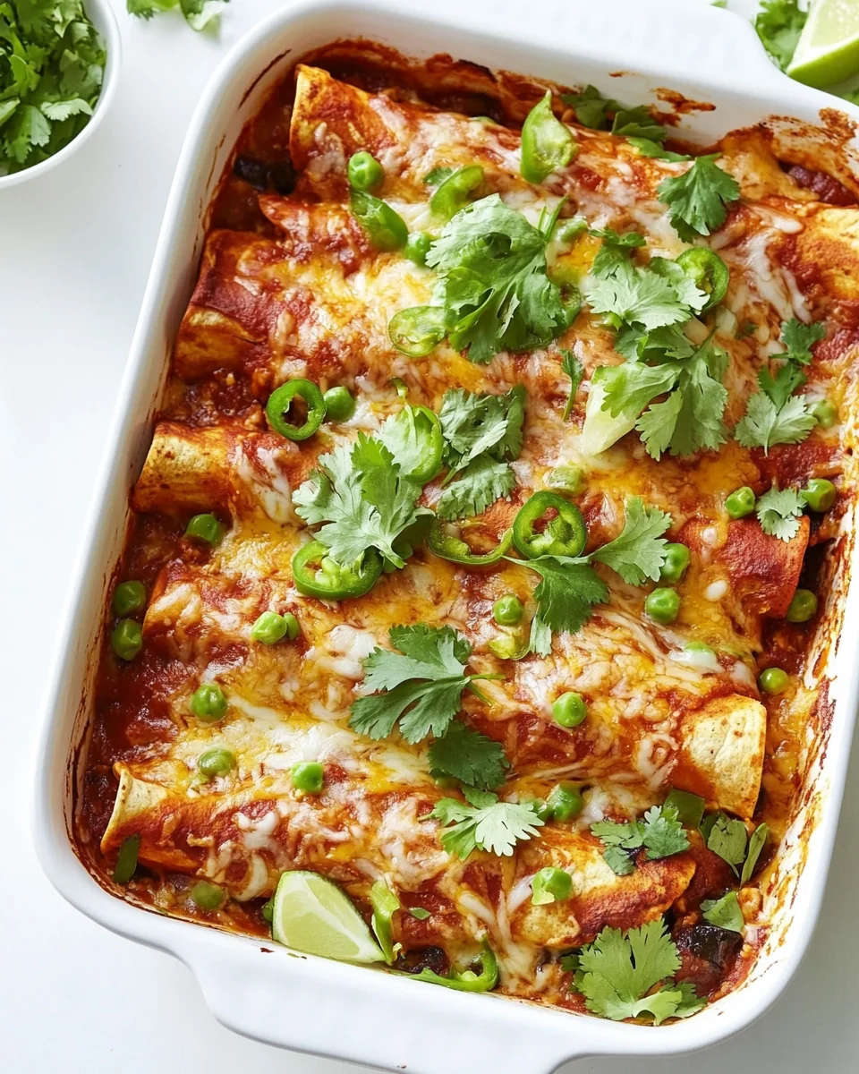 Homemade Poblano Chicken Enchiladas With Fresh Flavors - additional image