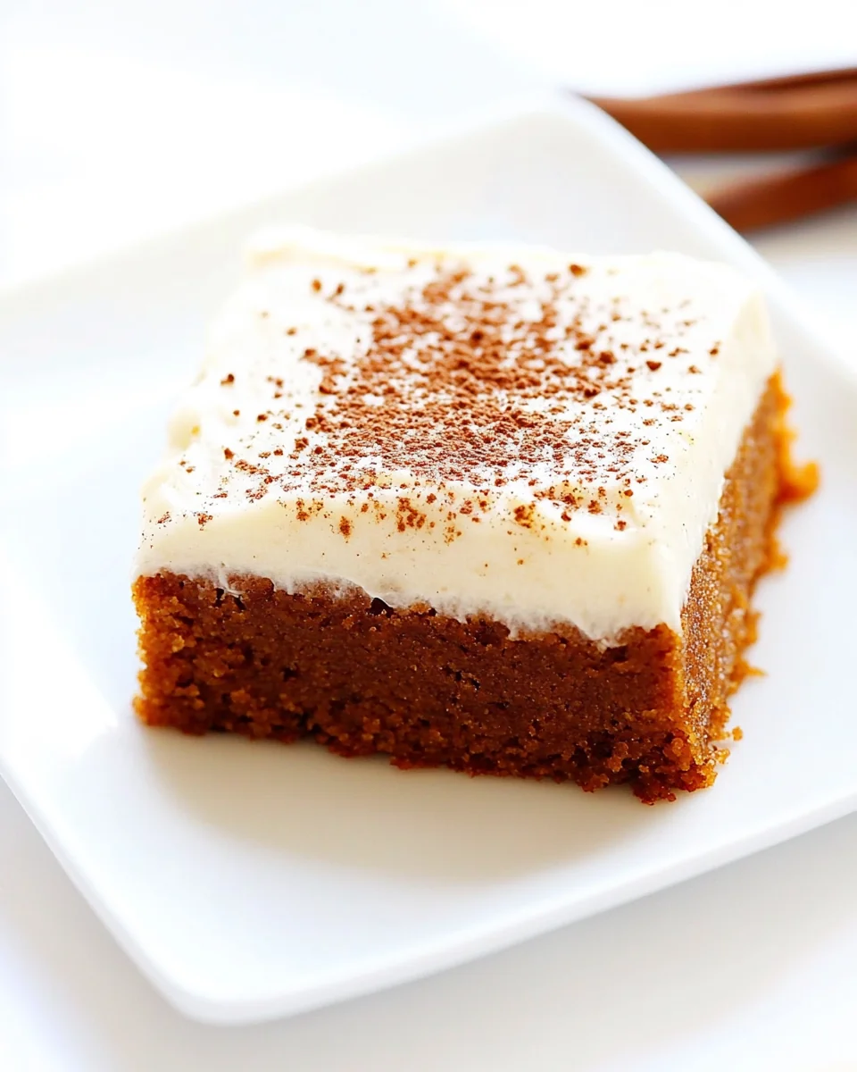 Homemade Pumpkin Bars with Creamy Cheese Frosting - additional image
