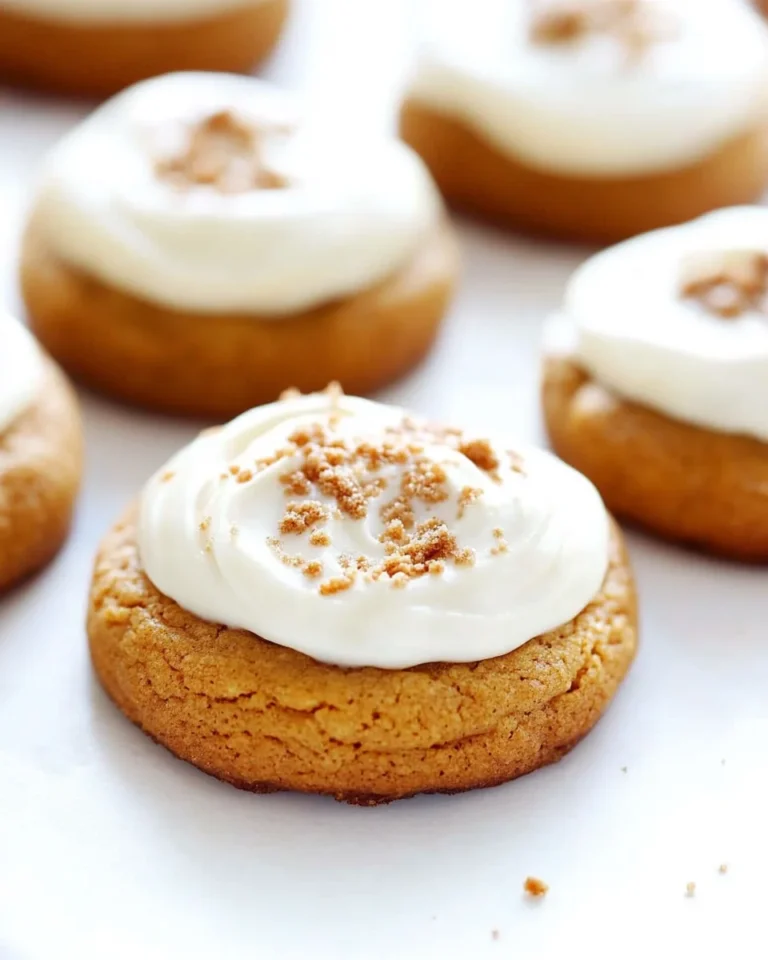 Delicious Pumpkin Cookies with Creamy Frosting