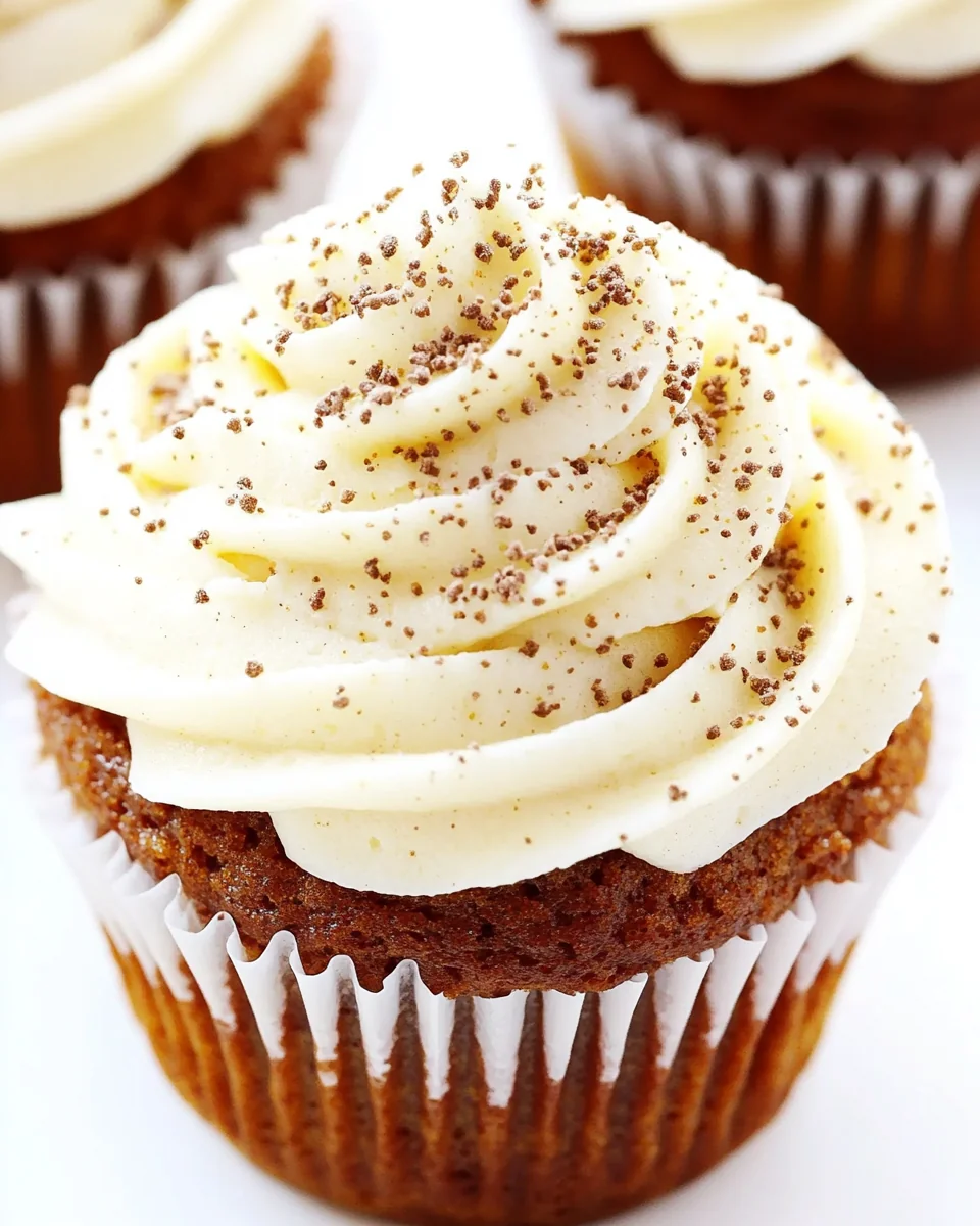 Delicious Pumpkin Cupcakes With Cream Cheese Frosting - additional image