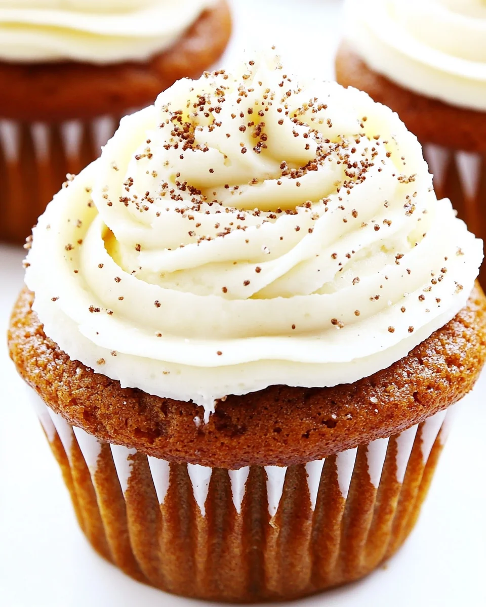 Delicious Pumpkin Cupcakes With Cream Cheese Frosting - additional image