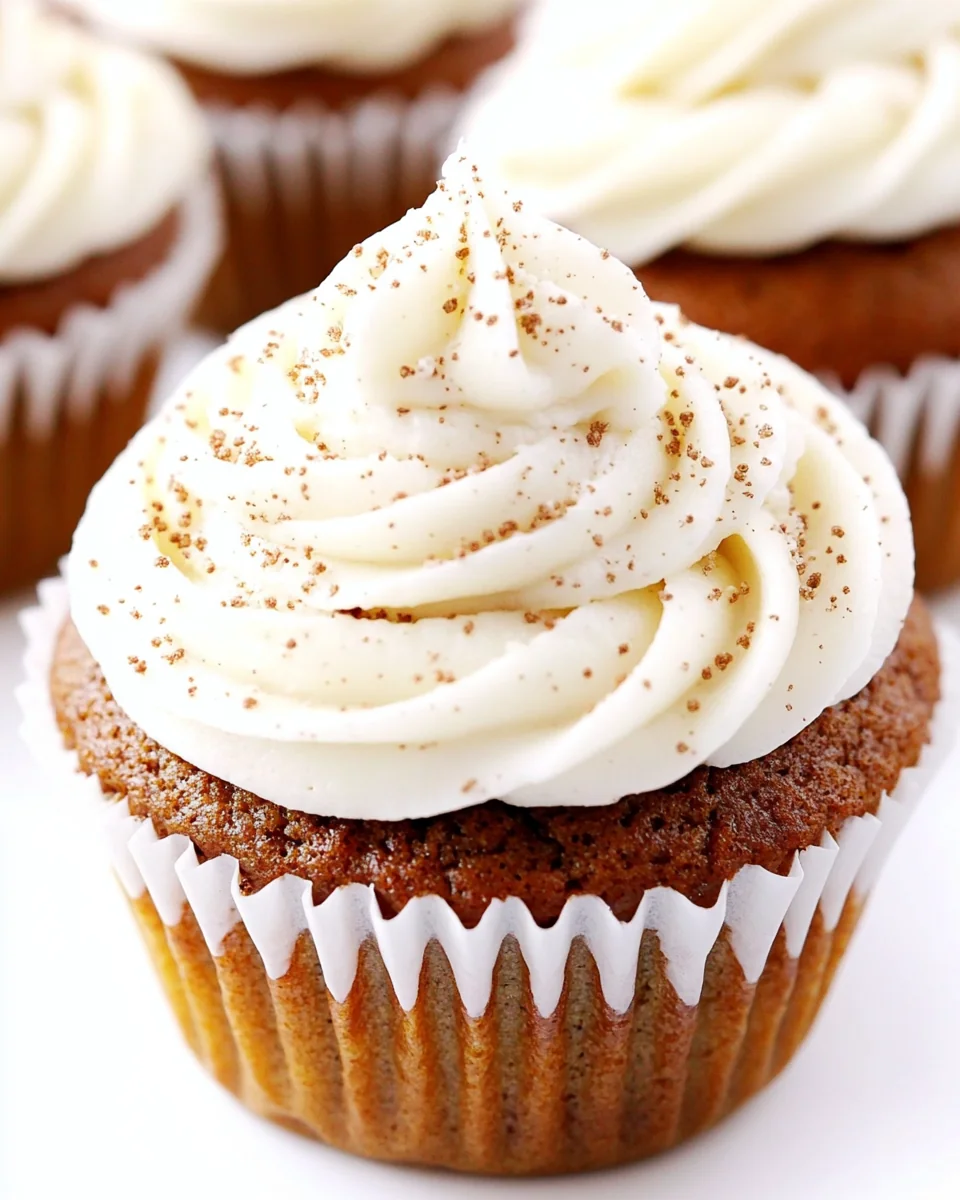 Delicious Pumpkin Cupcakes With Cream Cheese Frosting - additional image