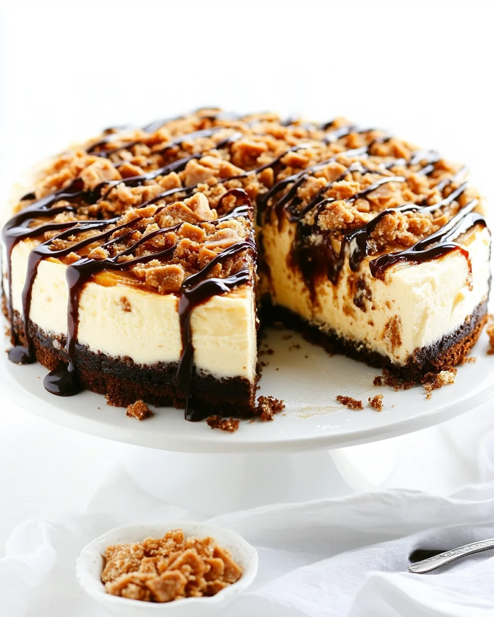 Homemade Samoa Cheesecake With A Delicious Chocolate Layer - additional image