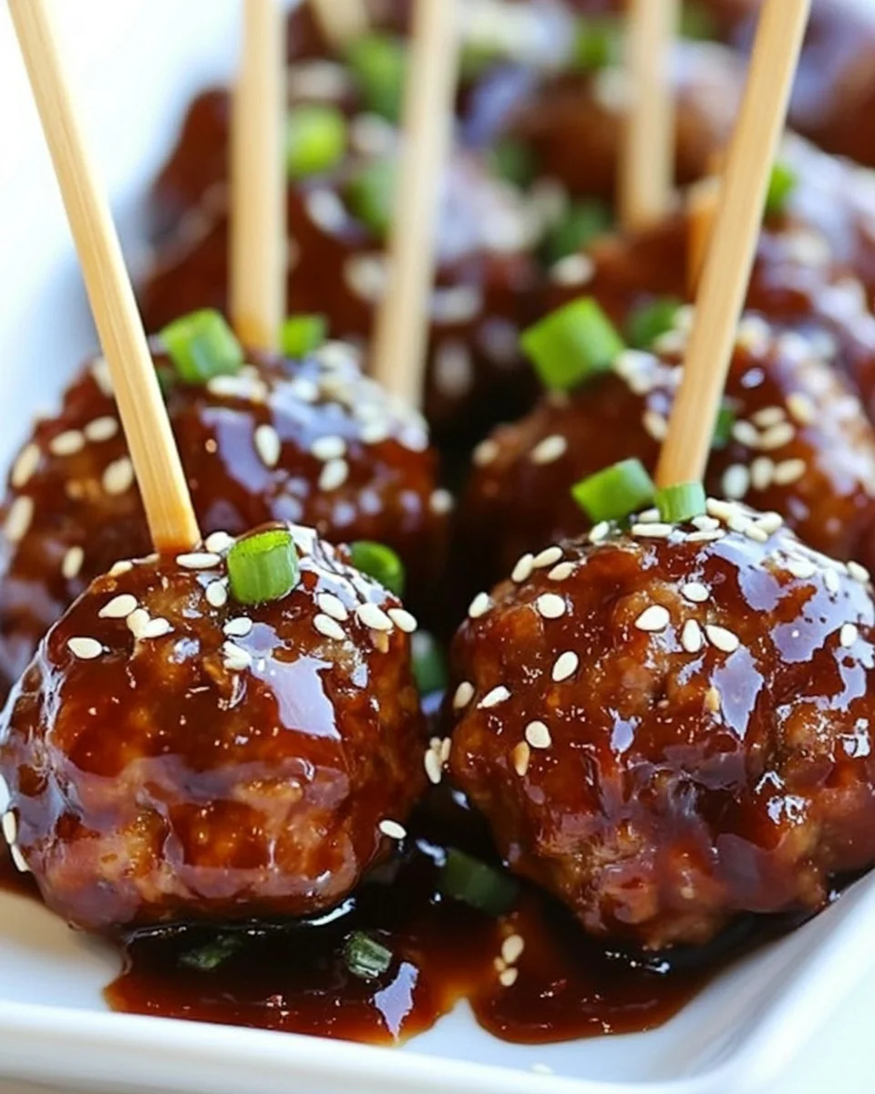 Savory Sesame Meatballs With A Delicious Sauce - additional image