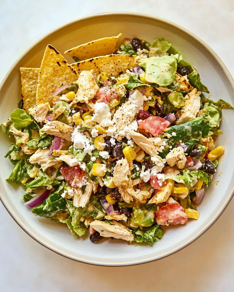 Fresh Southwestern Chicken Chopped Salad - additional image