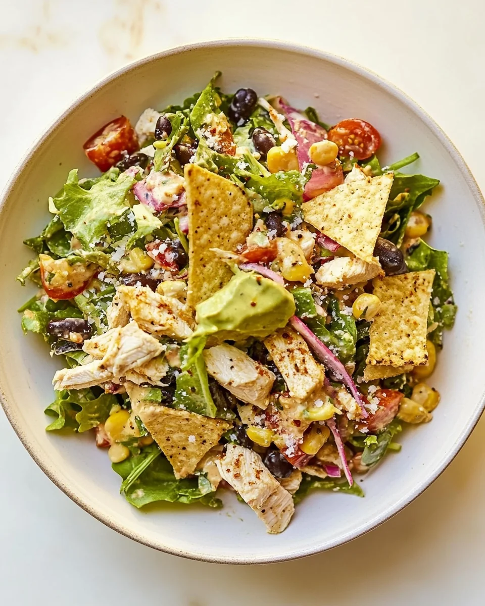 Fresh Southwestern Chicken Chopped Salad