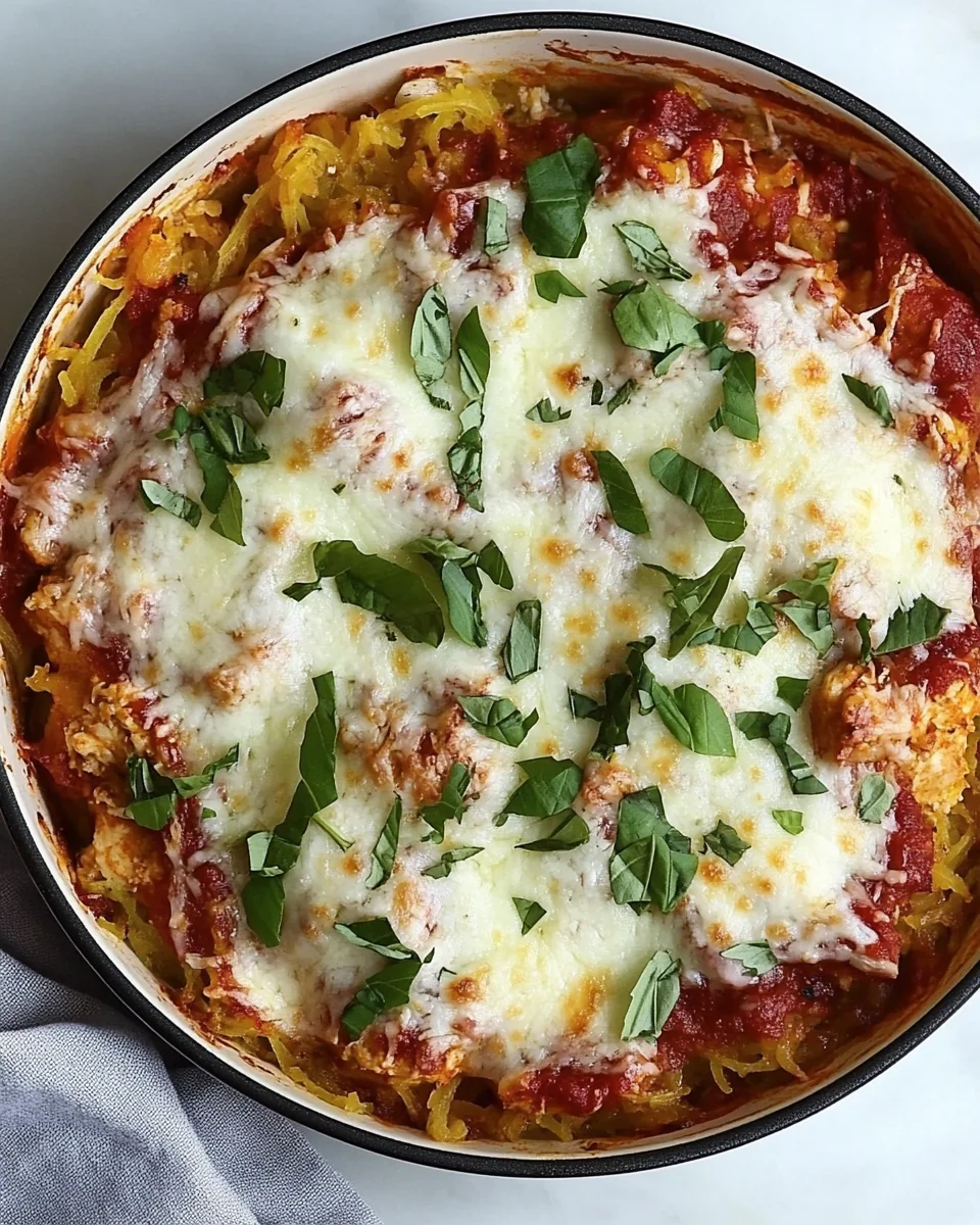 Simple Spaghetti Squash Chicken Parmesan Bake - additional image