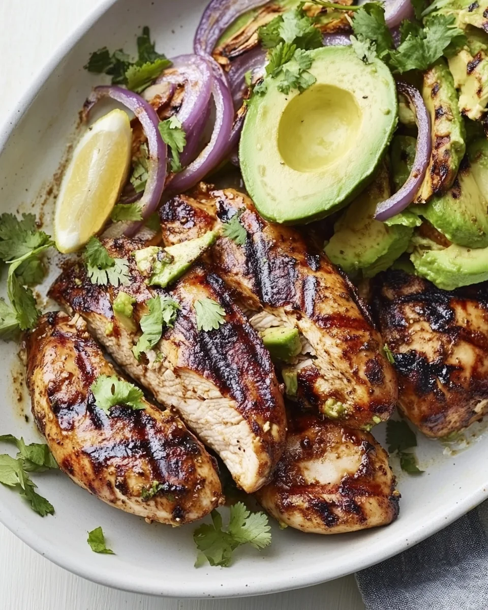 Spice Grilled Chicken with Fresh Avocado Salsa - additional image