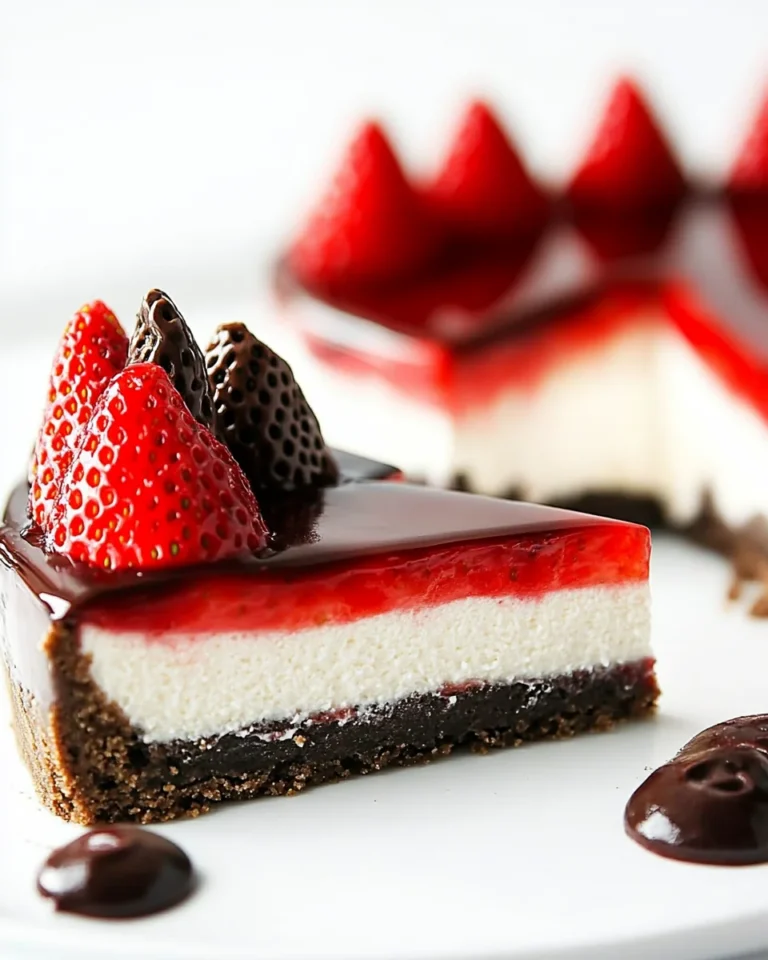 Homemade Strawberry Nutella Cheesecake Delight