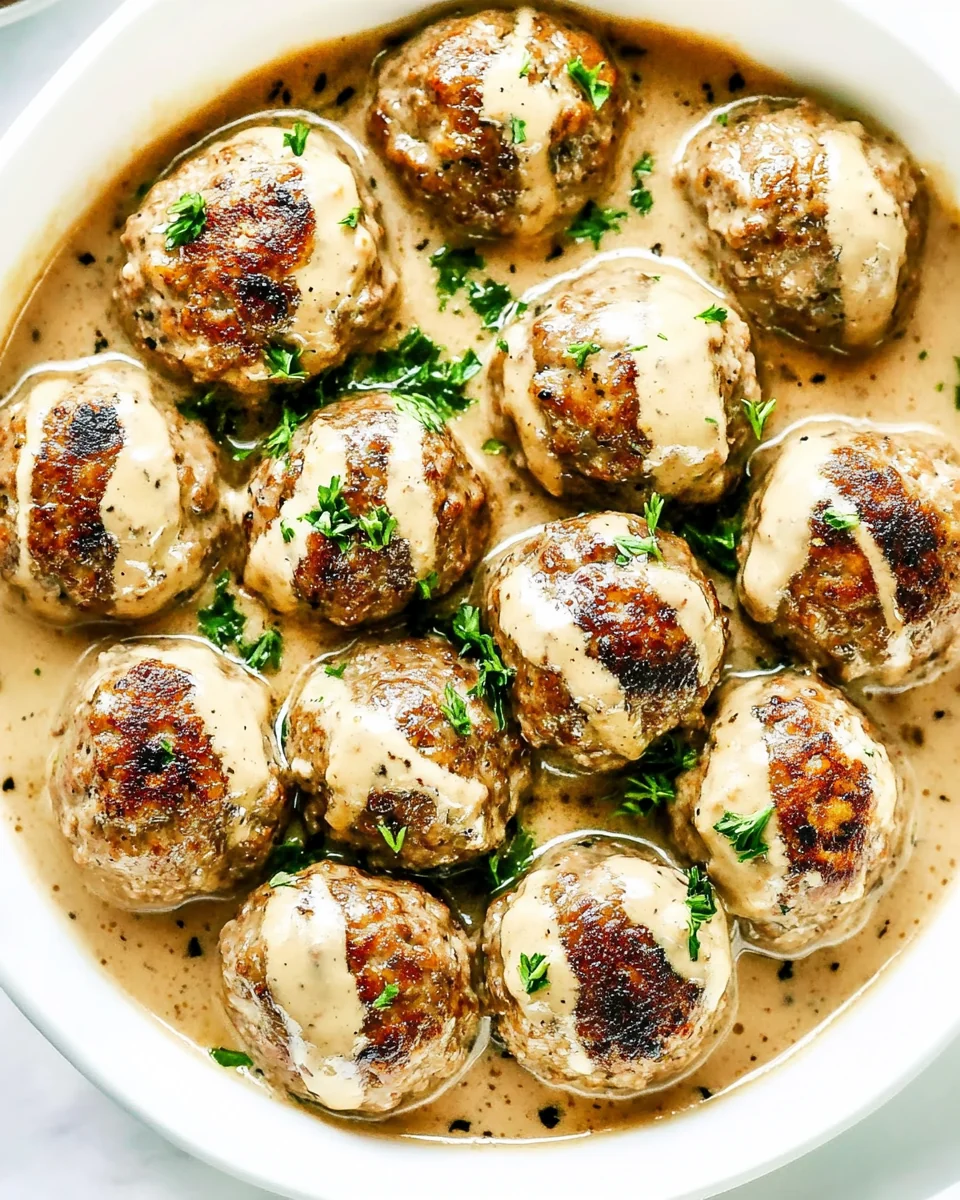 Classic Swedish Meatballs with Creamy Sauce - additional image