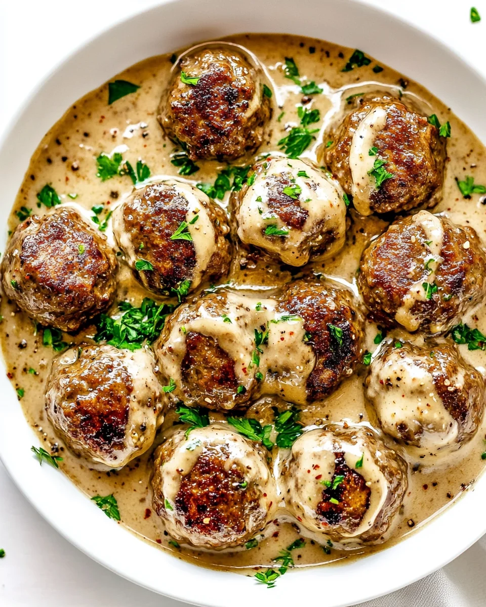 Classic Swedish Meatballs with Creamy Sauce - additional image
