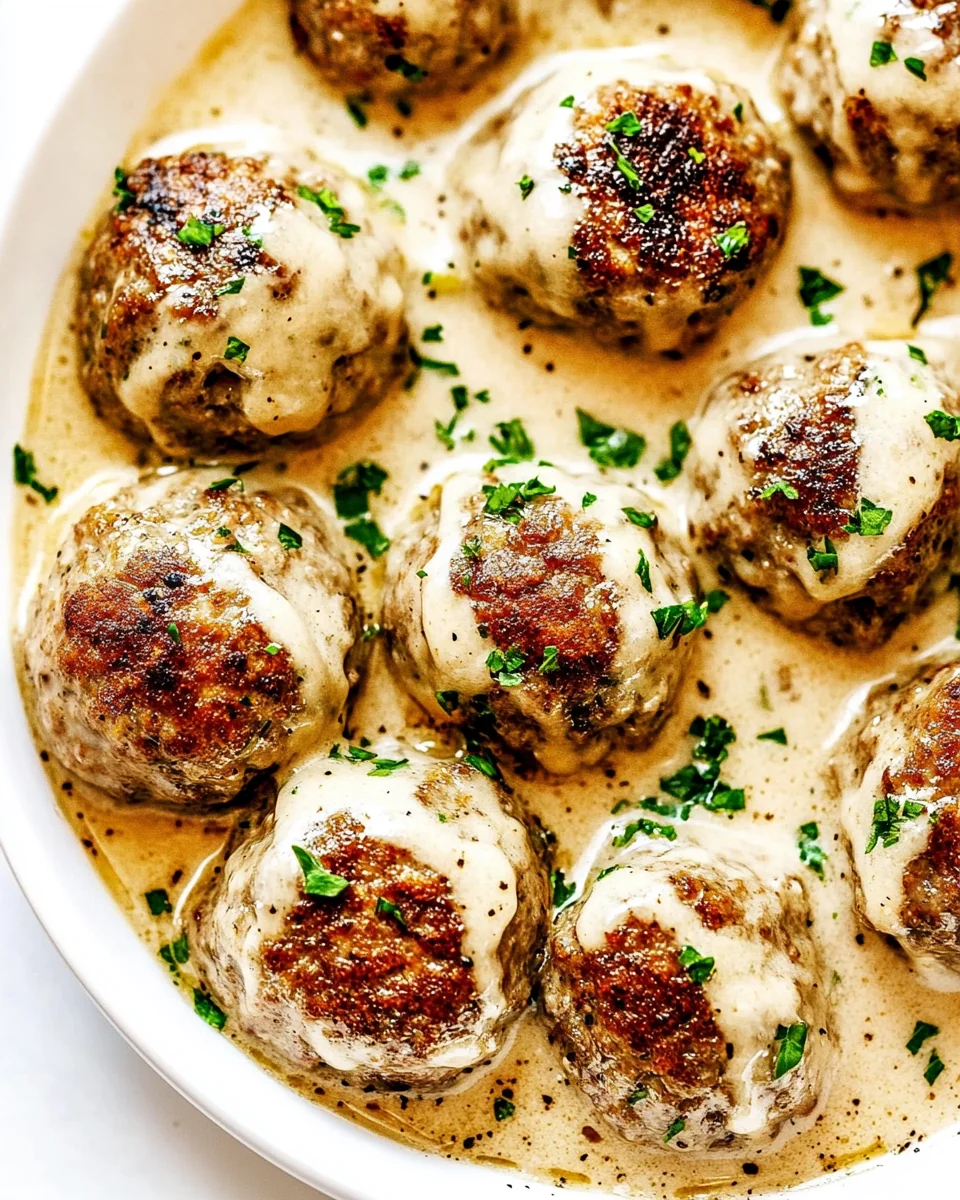 Classic Swedish Meatballs with Creamy Sauce - additional image