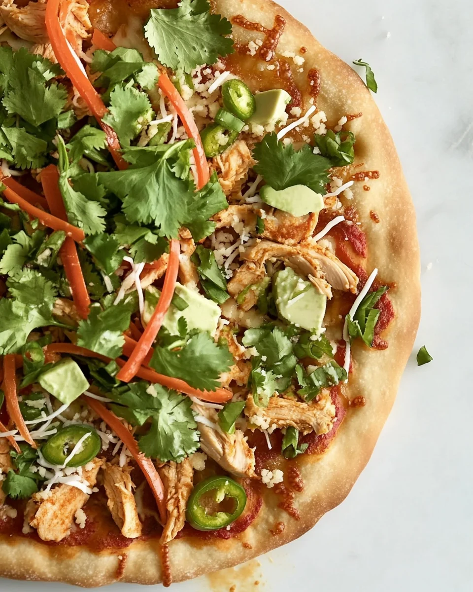 Fresh and Flavorful Thai Chicken Pizza - additional image