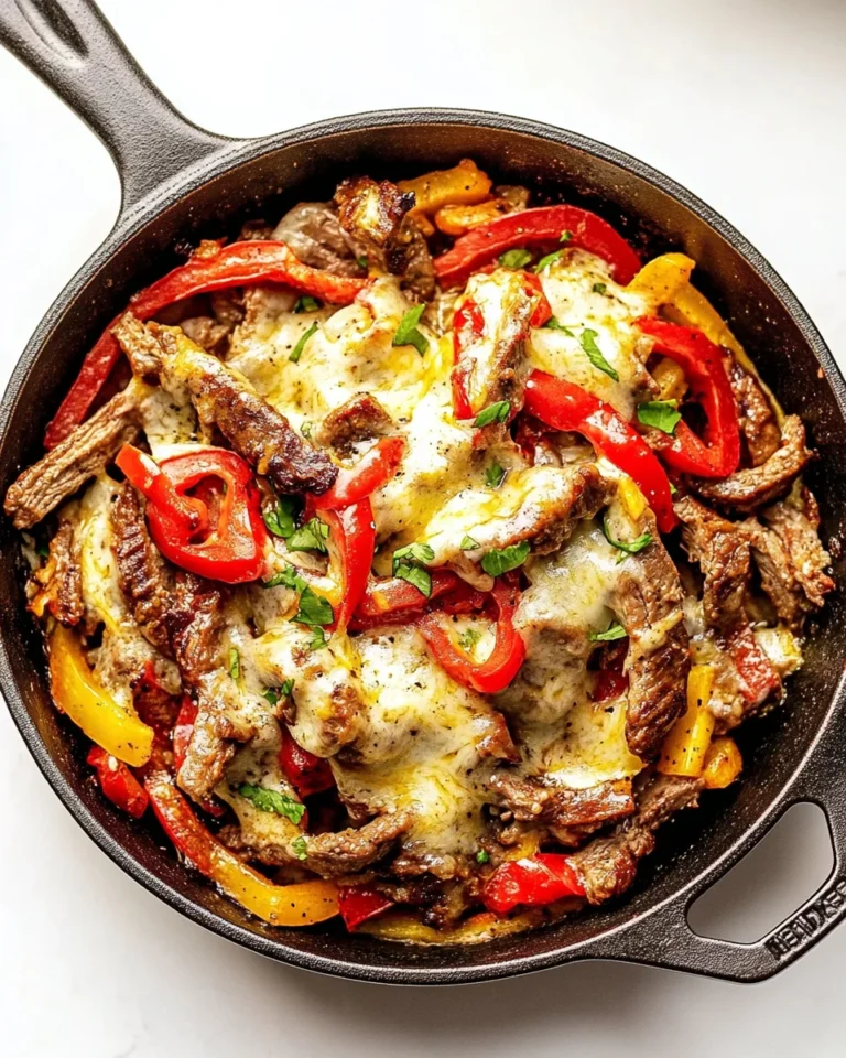 Zesty One-Pan Philly Cheesesteak Dinner