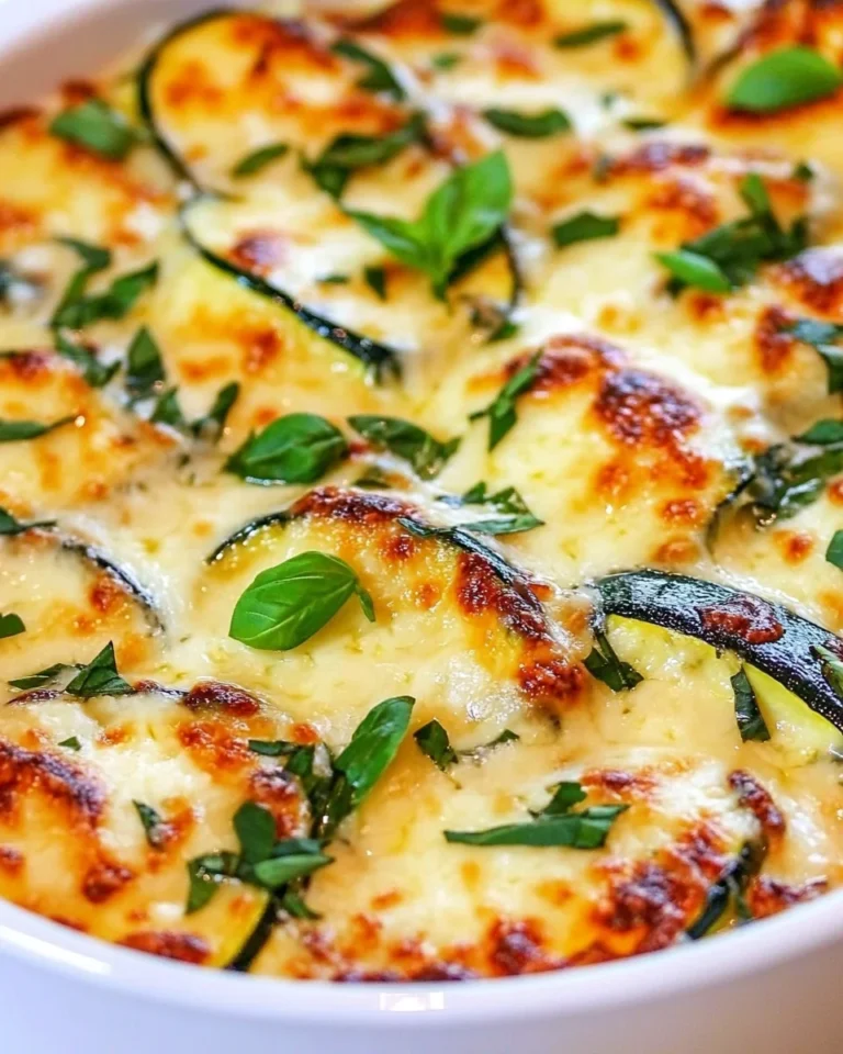 Simple Homemade Zucchini Parmesan