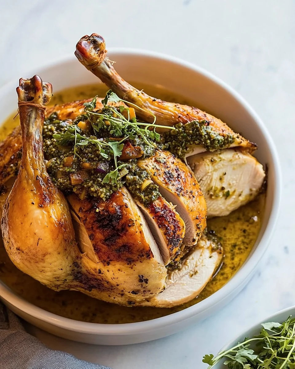 Savory Zuni Roasted Chicken with Fresh Chimichurri - additional image