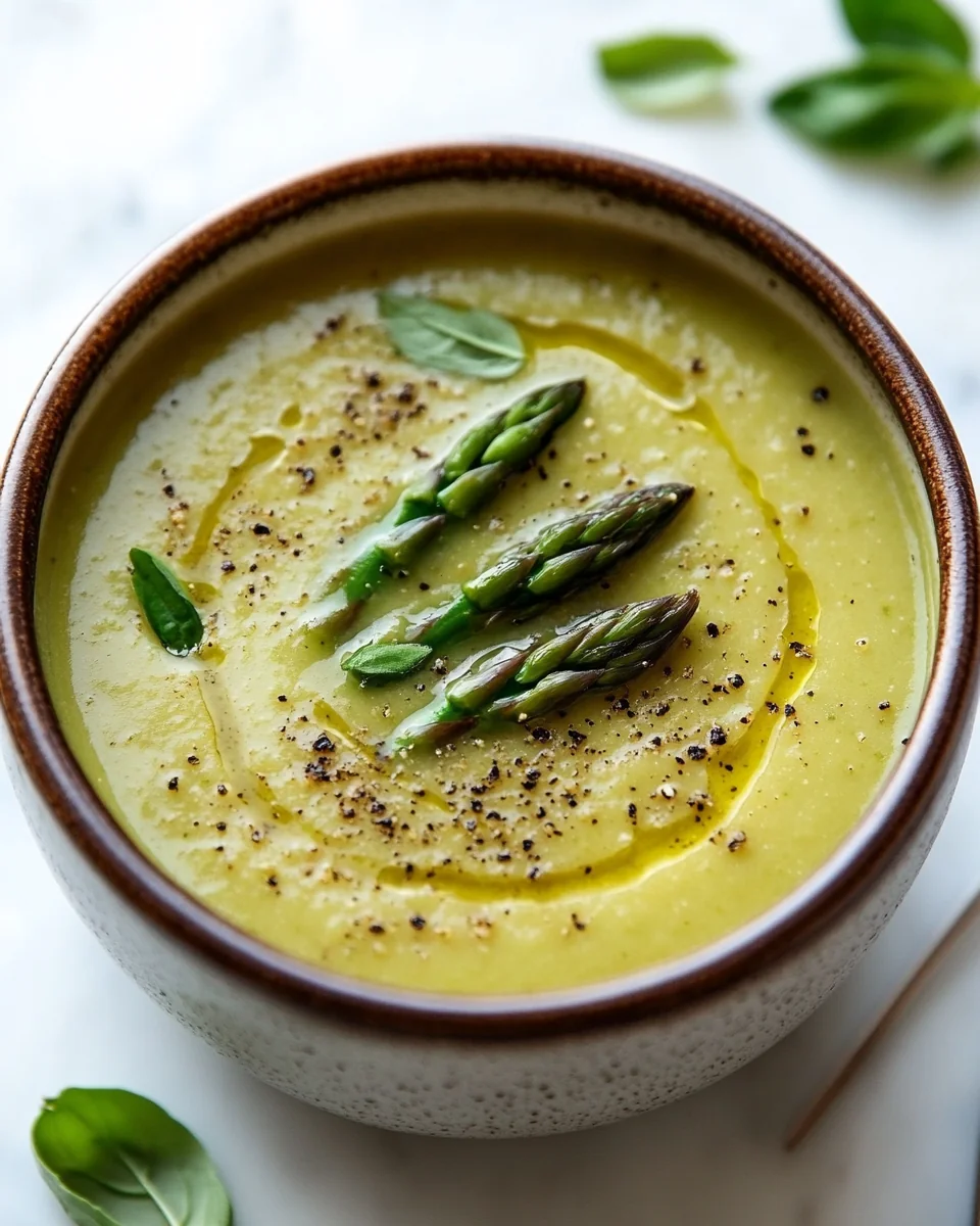 Creamy Asparagus Soup: A Quick and Easy Weeknight Dinner