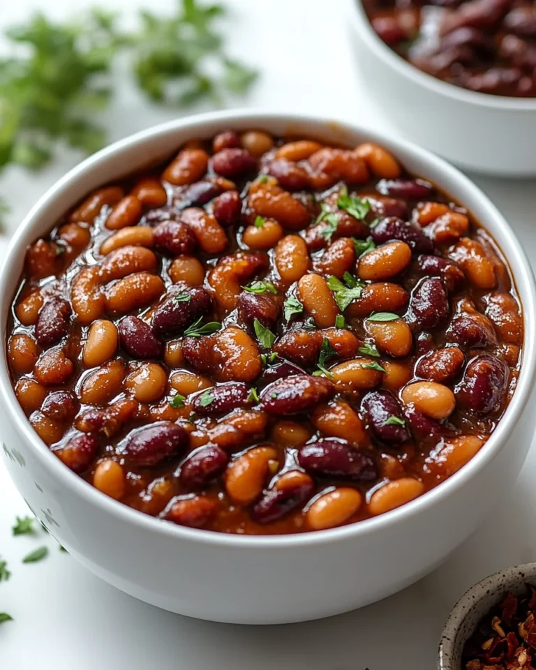 Easy Oven-Baked Baked Beans for a Flavor-Packed Family Favorite