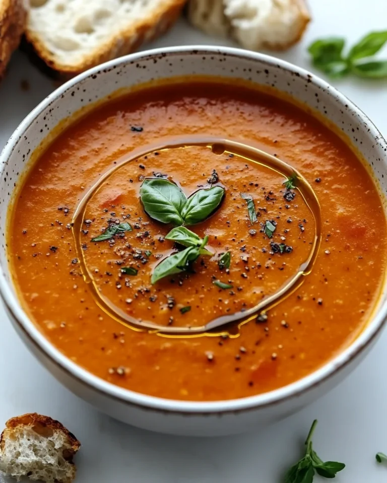 Creamy Tomato Soup: A Quick and Easy Weeknight Dinner