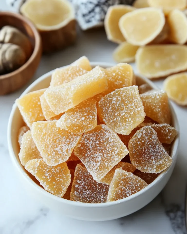Easy Homemade Crystallized Ginger Recipe