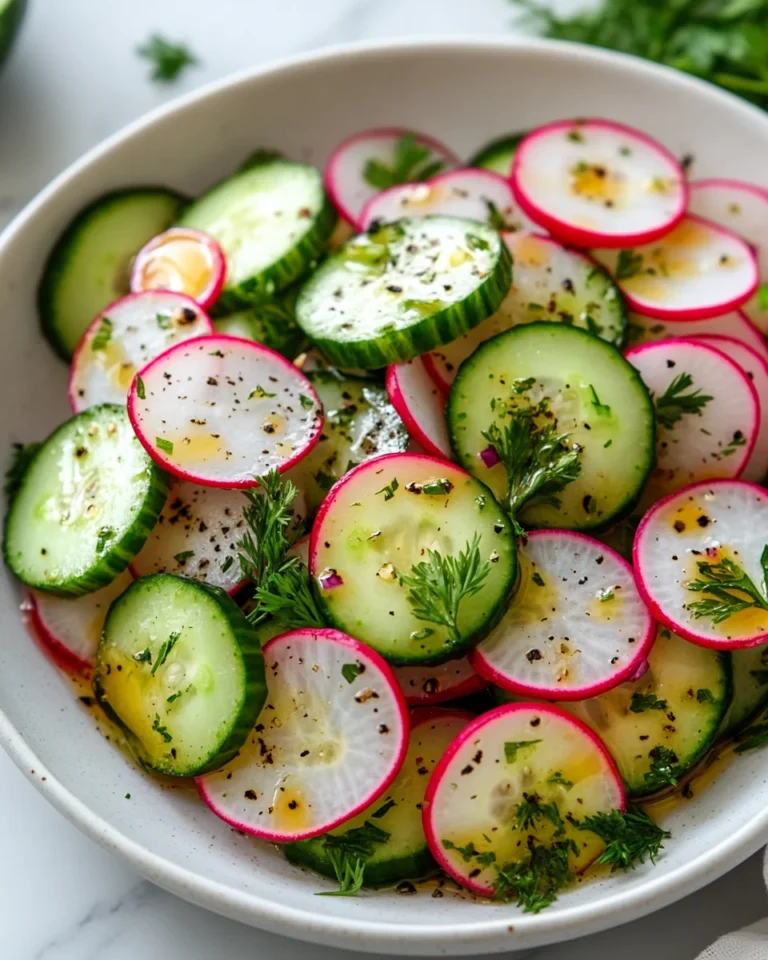 Easy Cucumber Radish Salad: A Flavor-Packed Weeknight Dinner