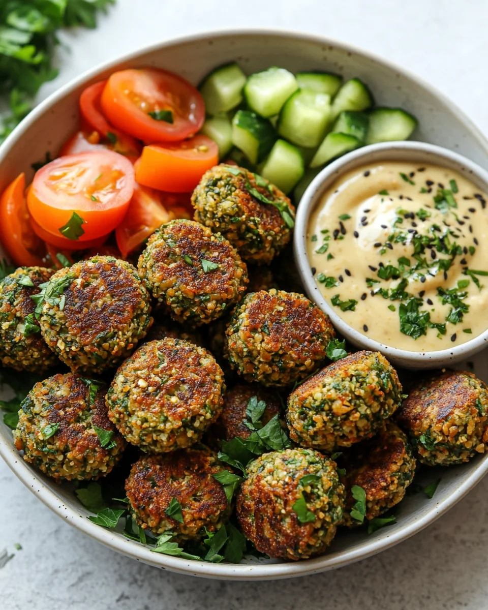 Easy Homemade Falafels with Flavor-Packed Tahini Sauce