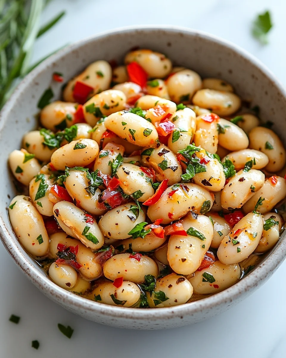 Easy Flavor-Packed Marinated White Beans for a Cozy Weeknight Dinner