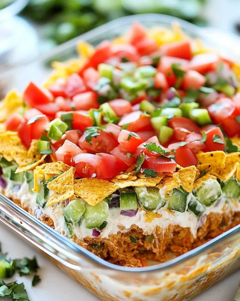 Classic 7 Layer Dip Recipe For A Crowd-Pleasing Party