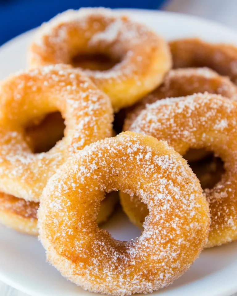 Delicious Homemade Apple Fritter Rings