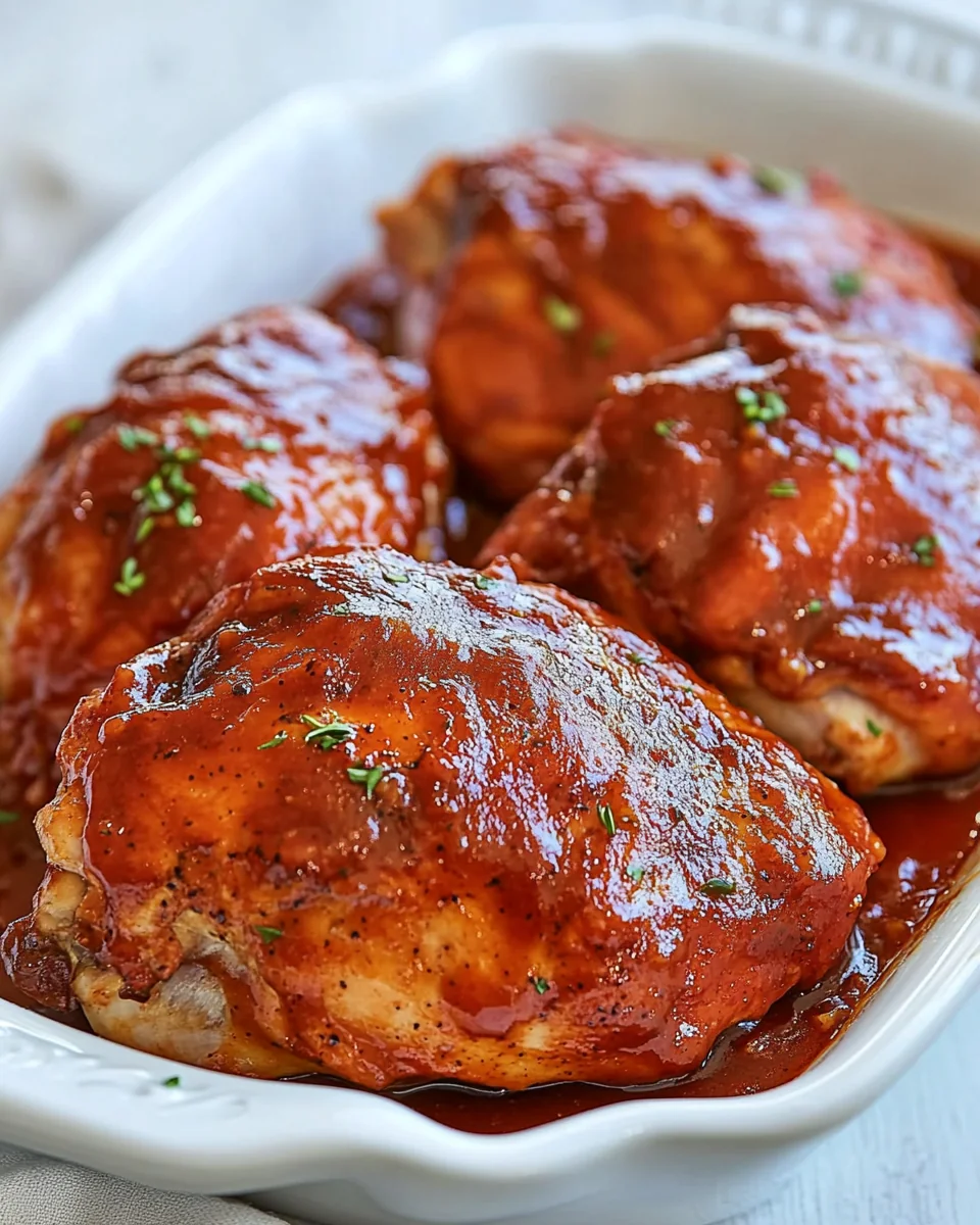 Perfectly Baked BBQ Chicken Thighs - additional image