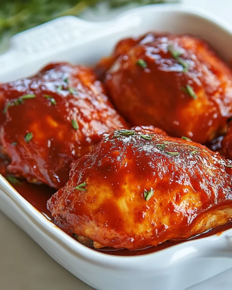 Perfectly Baked BBQ Chicken Thighs
