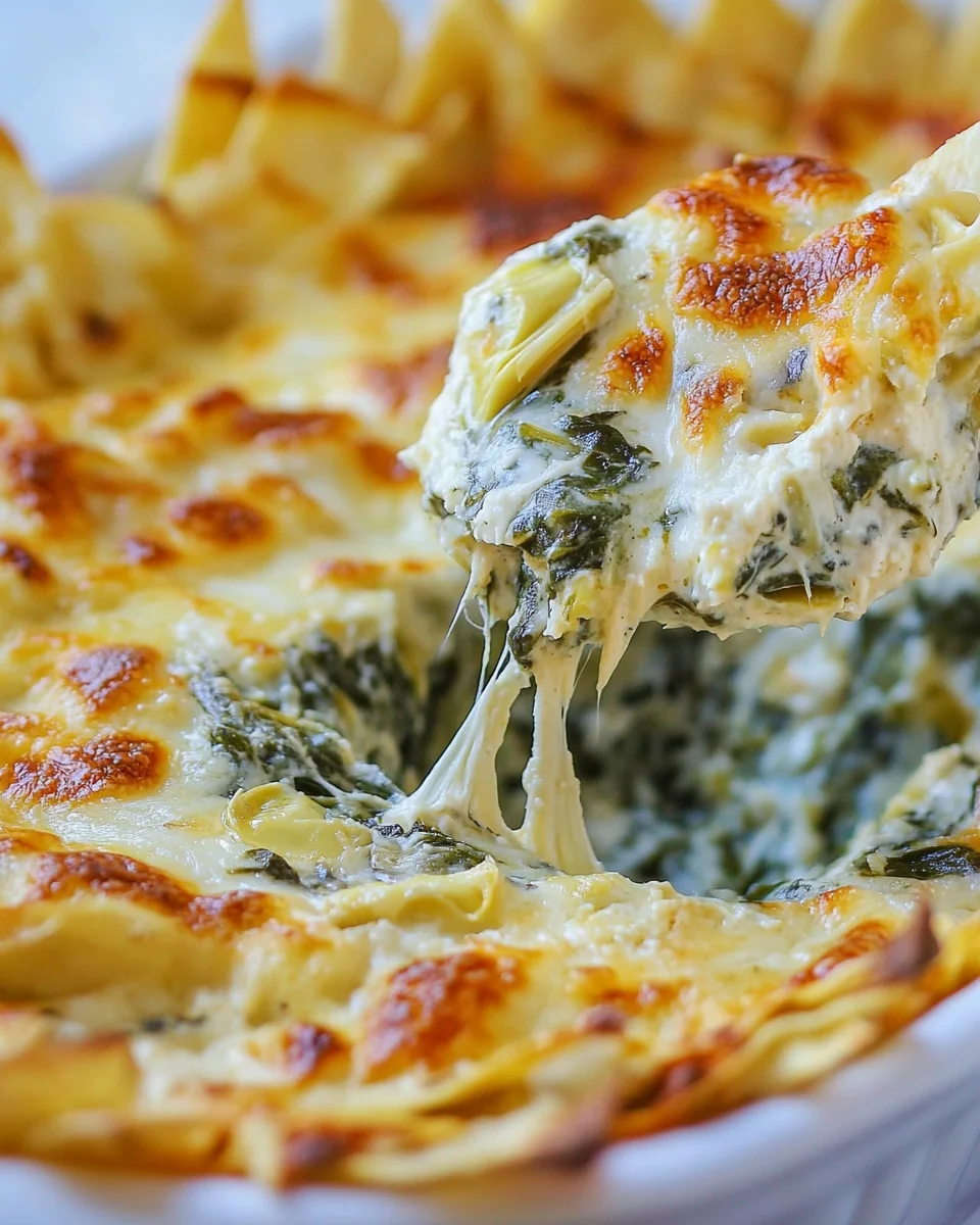 Homemade Spinach Artichoke Dip Recipe That's Perfectly Creamy - additional image