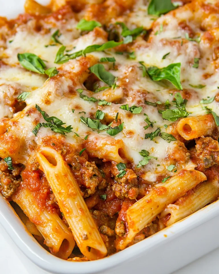 Comforting Homemade Baked Ziti Recipe