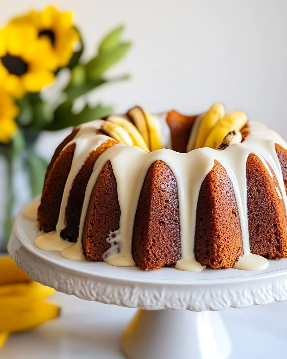 Simple Homemade Banana Bundt Cake Recipe - additional image