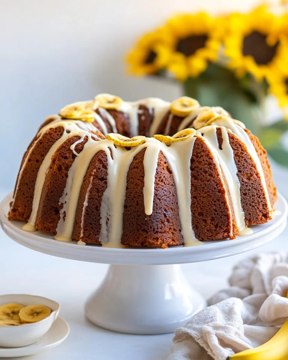 Simple Homemade Banana Bundt Cake Recipe - additional image