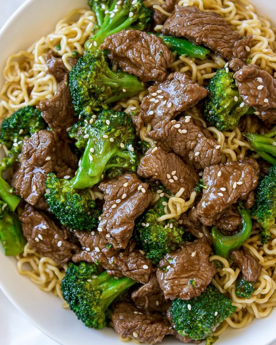 Simple Beef And Broccoli Ramen Stir Fry - additional image