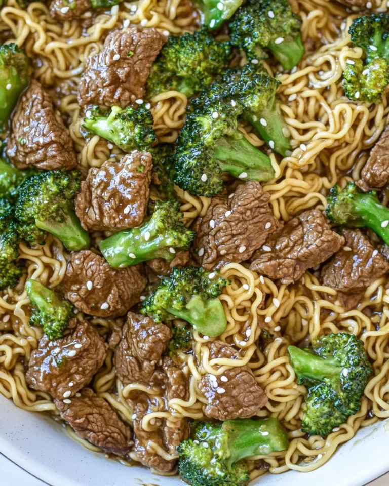 Simple Beef And Broccoli Ramen Stir Fry